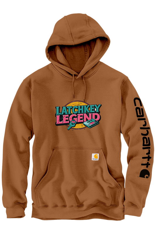 Carhartt Midweight Hooded Sweatshirt: Latchkey Legend