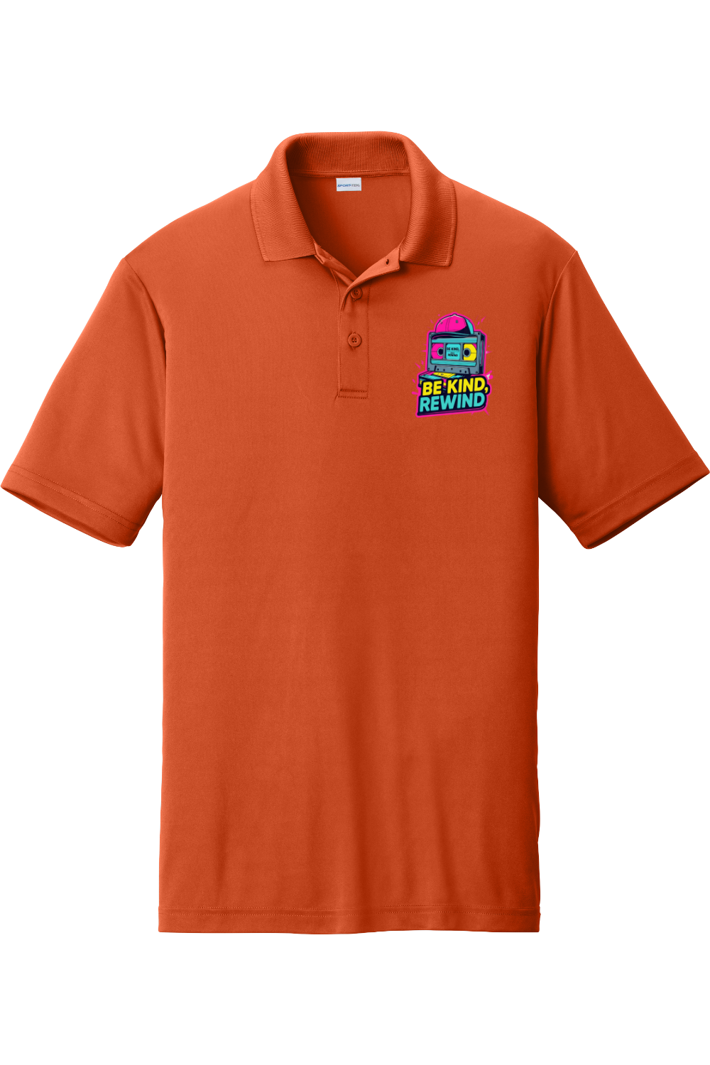 Moisture-Wicking Polo - Be Kind Rewind