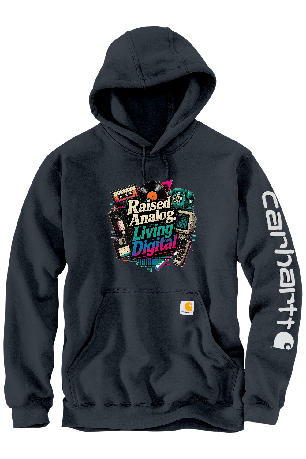 Carhartt Midweight Hooded Sweatshirt: Raised Analog. Living Digital