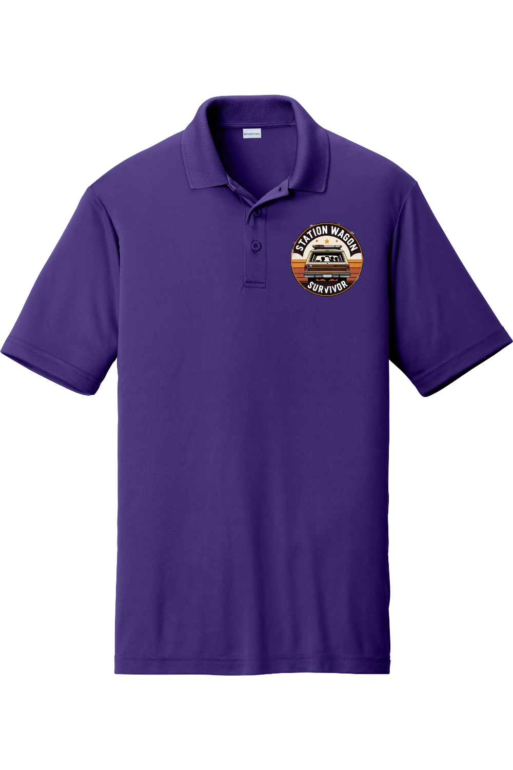 Moisture-Wicking Polo - Station Wagon Survivor