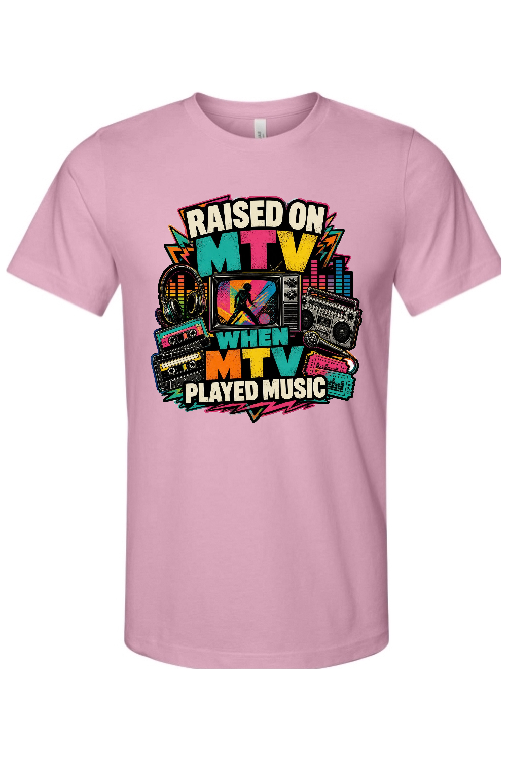 RAISED ON MTV WHEN MTV PLAYED MUSIC Gen X Edition Tee