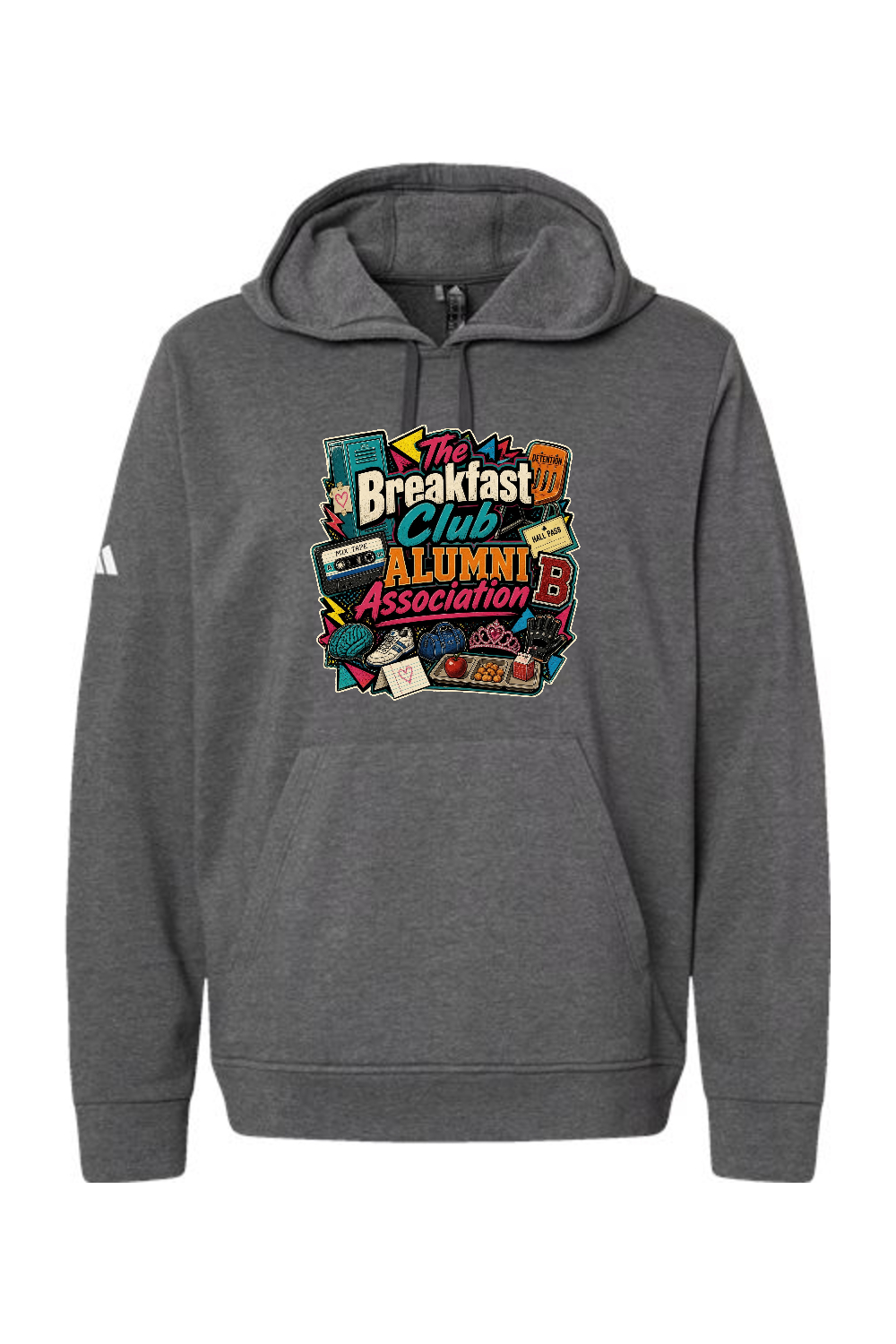 Adidas Fleece Hooded Sweatshirt: The Breakfast Club Alumni Association
