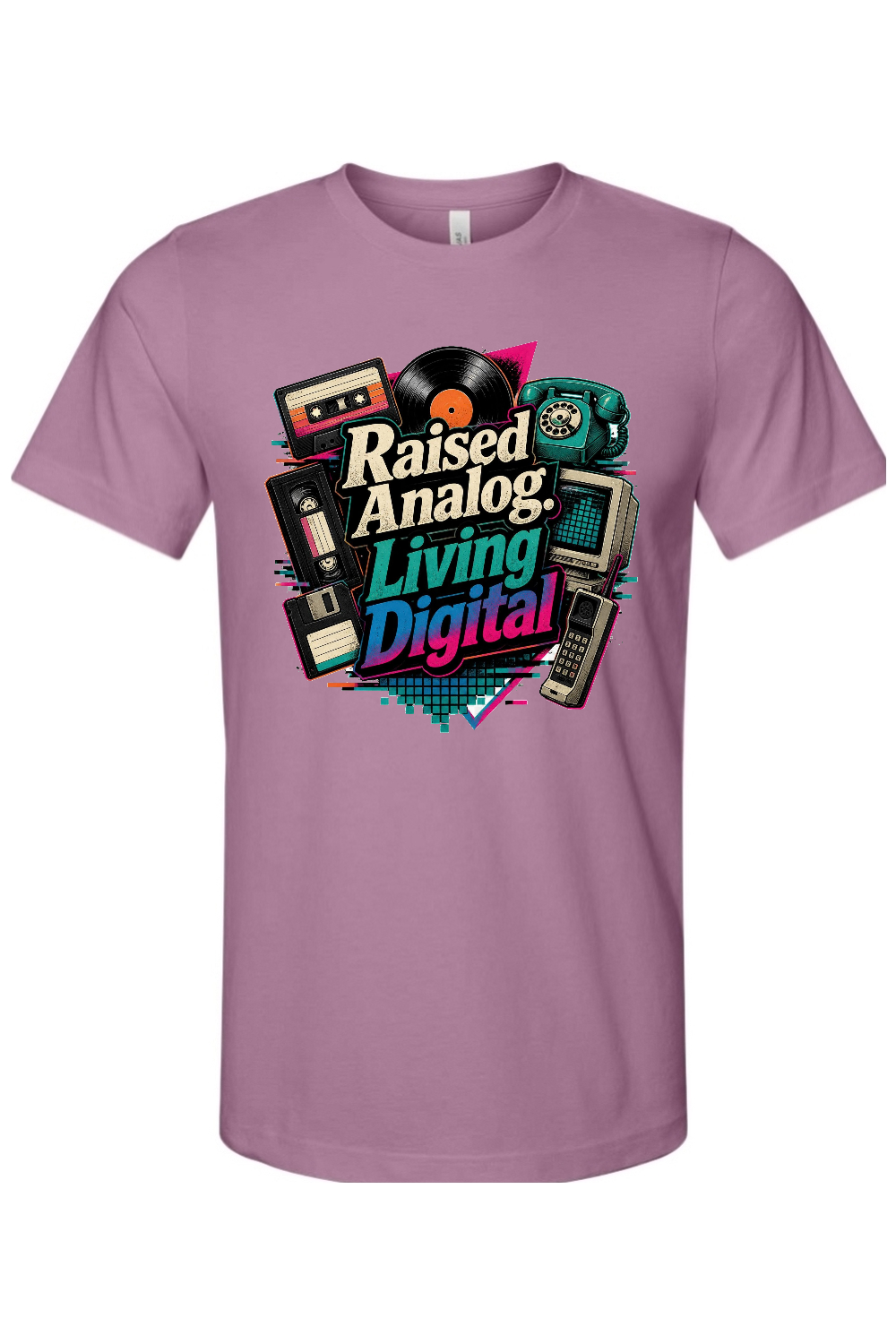 Raised Analog. Living Digital Gen X Edition Tee