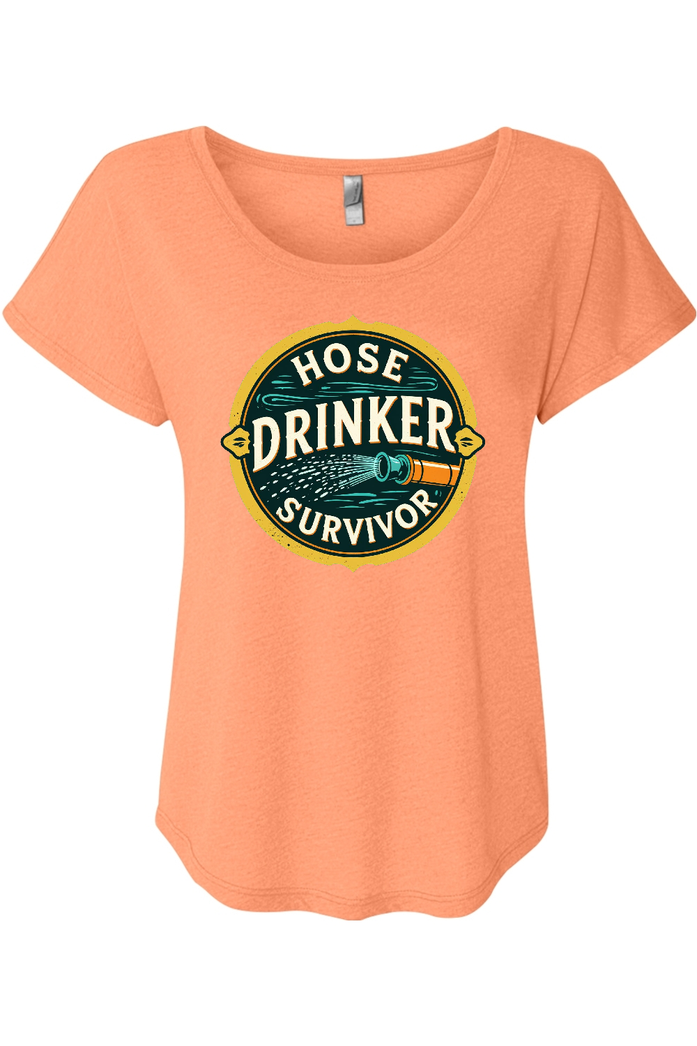 Hose Drinker Survivor Women's Triblend Dolman Tee