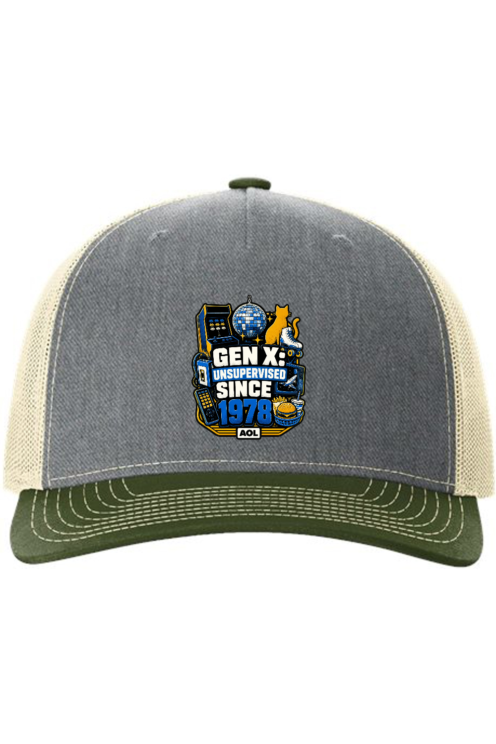 Richardson Trucker Cap: GEN X Unsupervised Since 1978