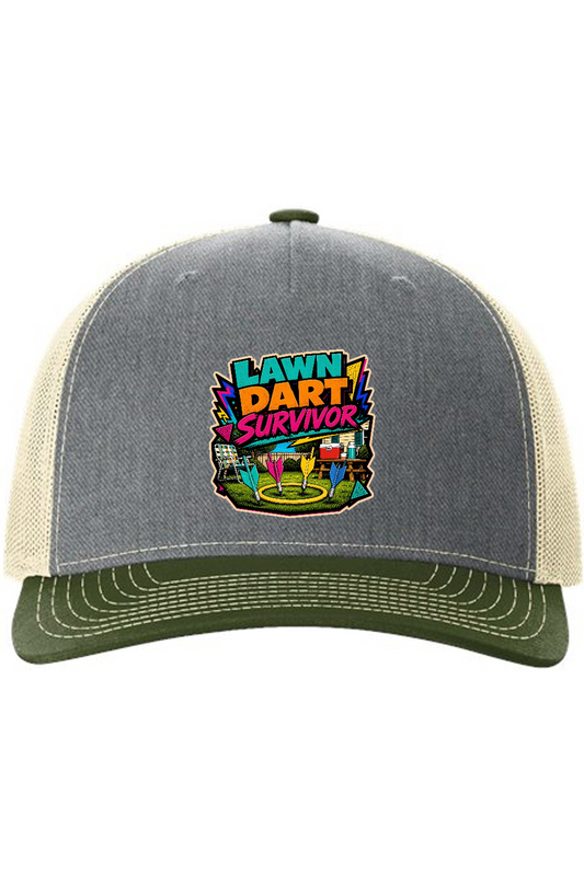 Richardson Trucker Cap: Lawn Dart Survivor