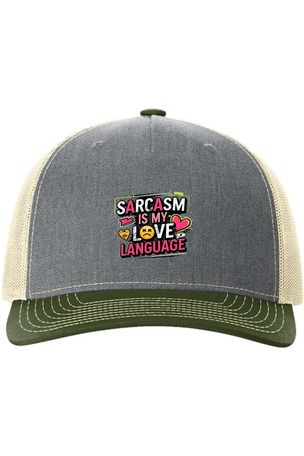Richardson Trucker Cap: Sarcasm Love Language