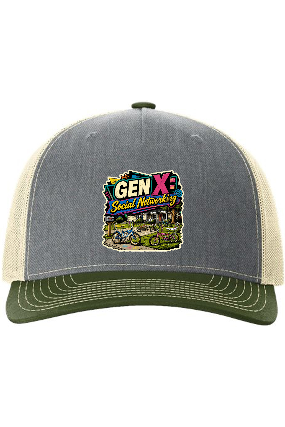 Richardson Trucker Cap: GEN X Social Networking