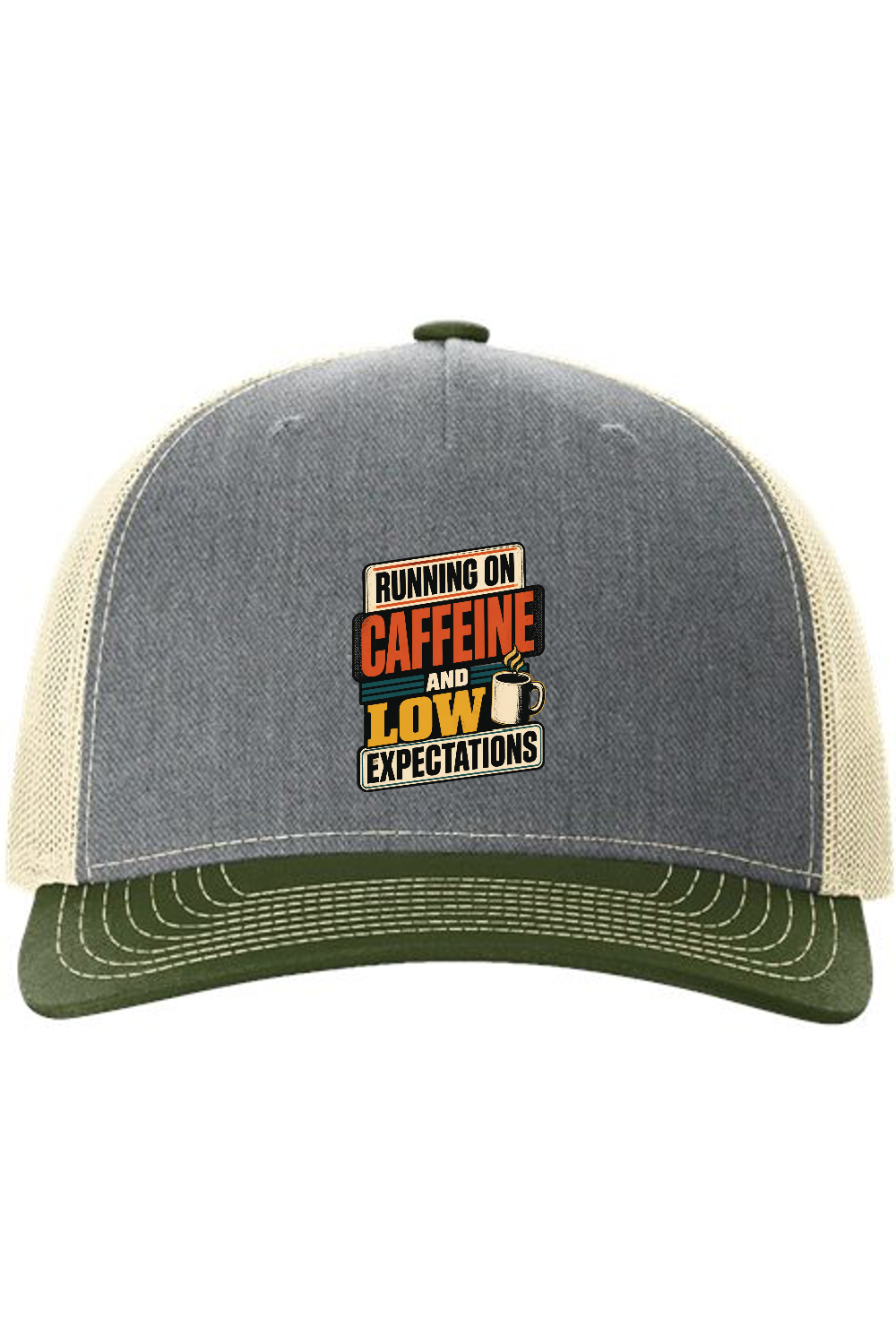Richardson Trucker Cap: Running on caffeine and low expectations