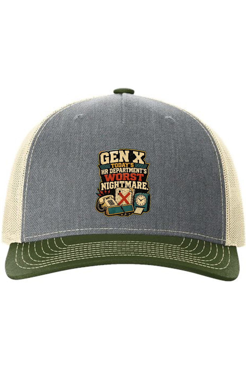 Richardson Trucker Cap: GEN X Today's HR Department's Worst Nightmare
