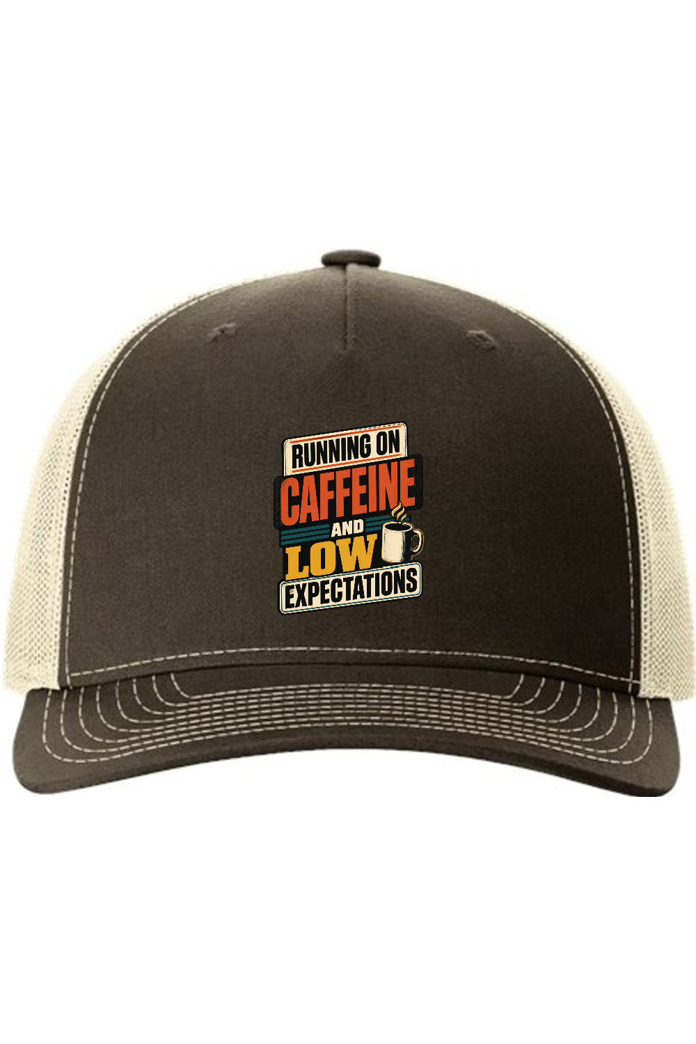 Richardson Trucker Cap: Running on caffeine and low expectations
