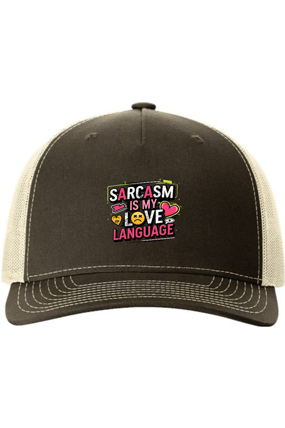 Richardson Trucker Cap: Sarcasm Love Language