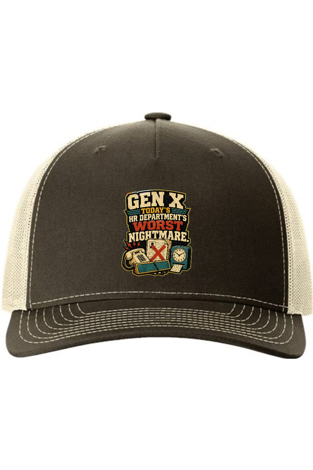 Richardson Trucker Cap: GEN X Today's HR Department's Worst Nightmare