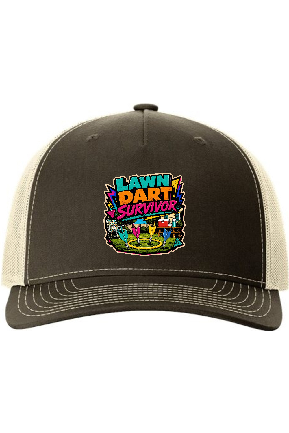 Richardson Trucker Cap: Lawn Dart Survivor
