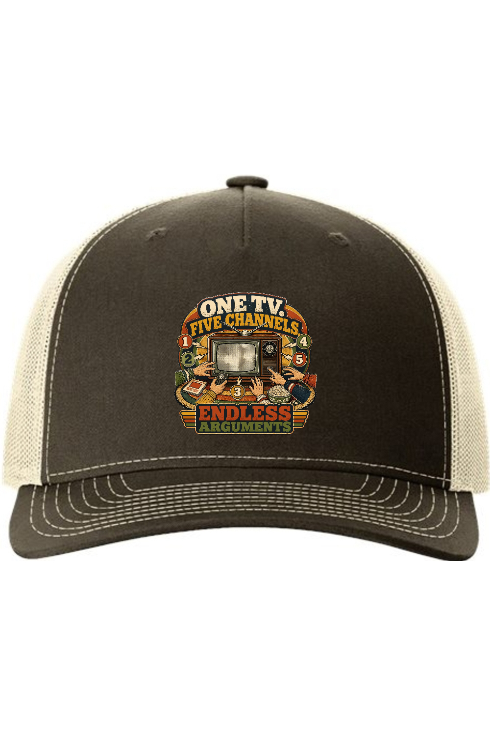 Richardson Trucker Cap: One TV. Five Channels. Endless Arguments
