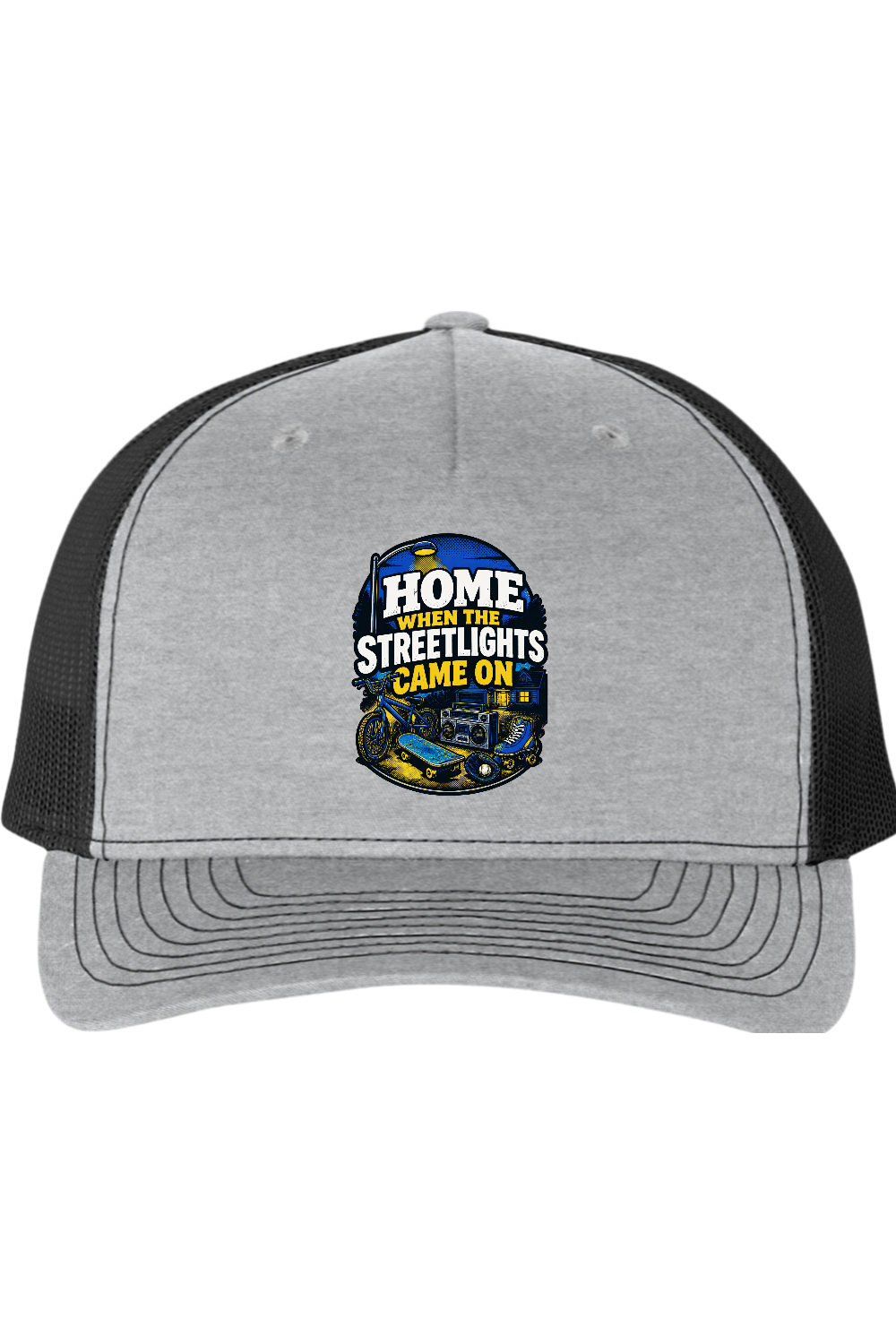 Richardson Trucker Cap: Home When The Streetlights Came On