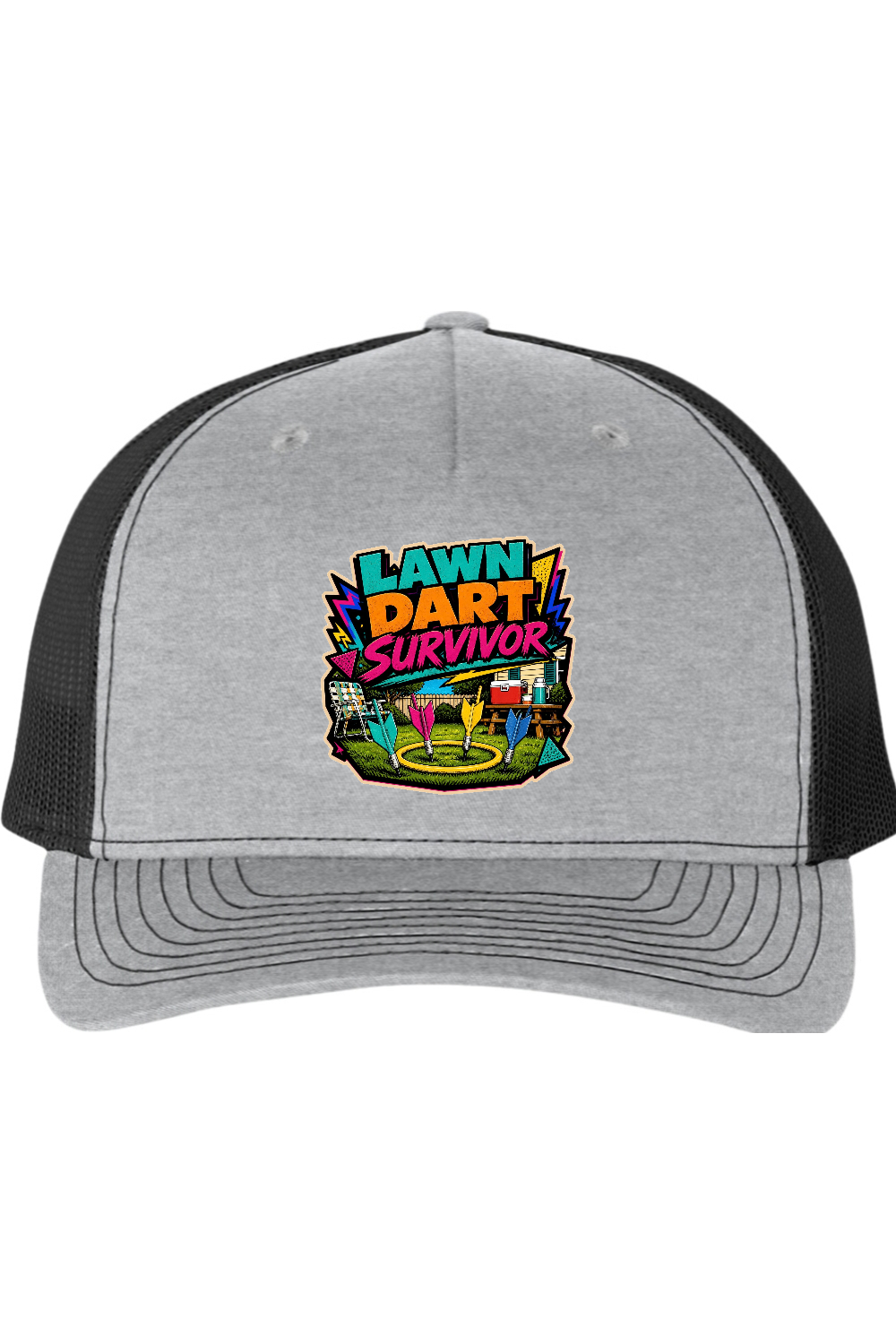 Richardson Trucker Cap: Lawn Dart Survivor