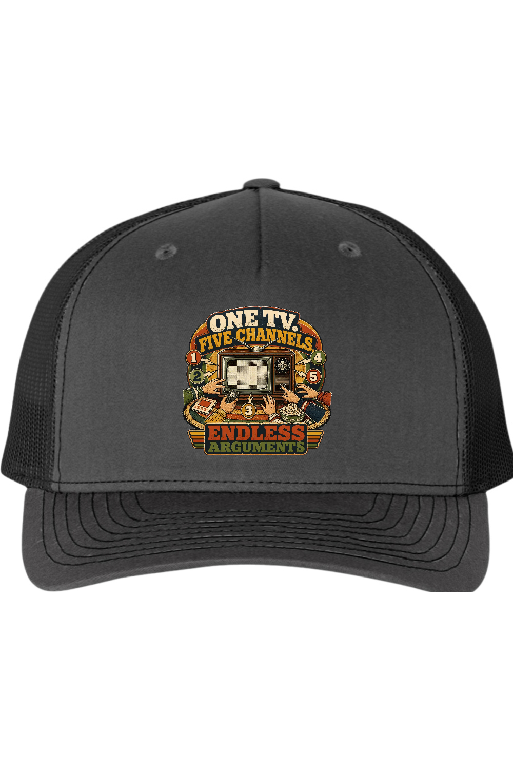 Richardson Trucker Cap: One TV. Five Channels. Endless Arguments