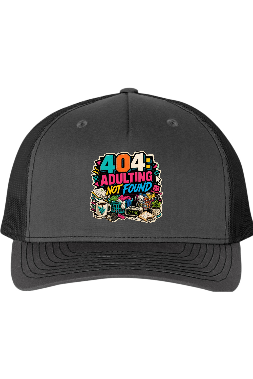 Richardson Trucker Cap: 404 Adulting Not Found