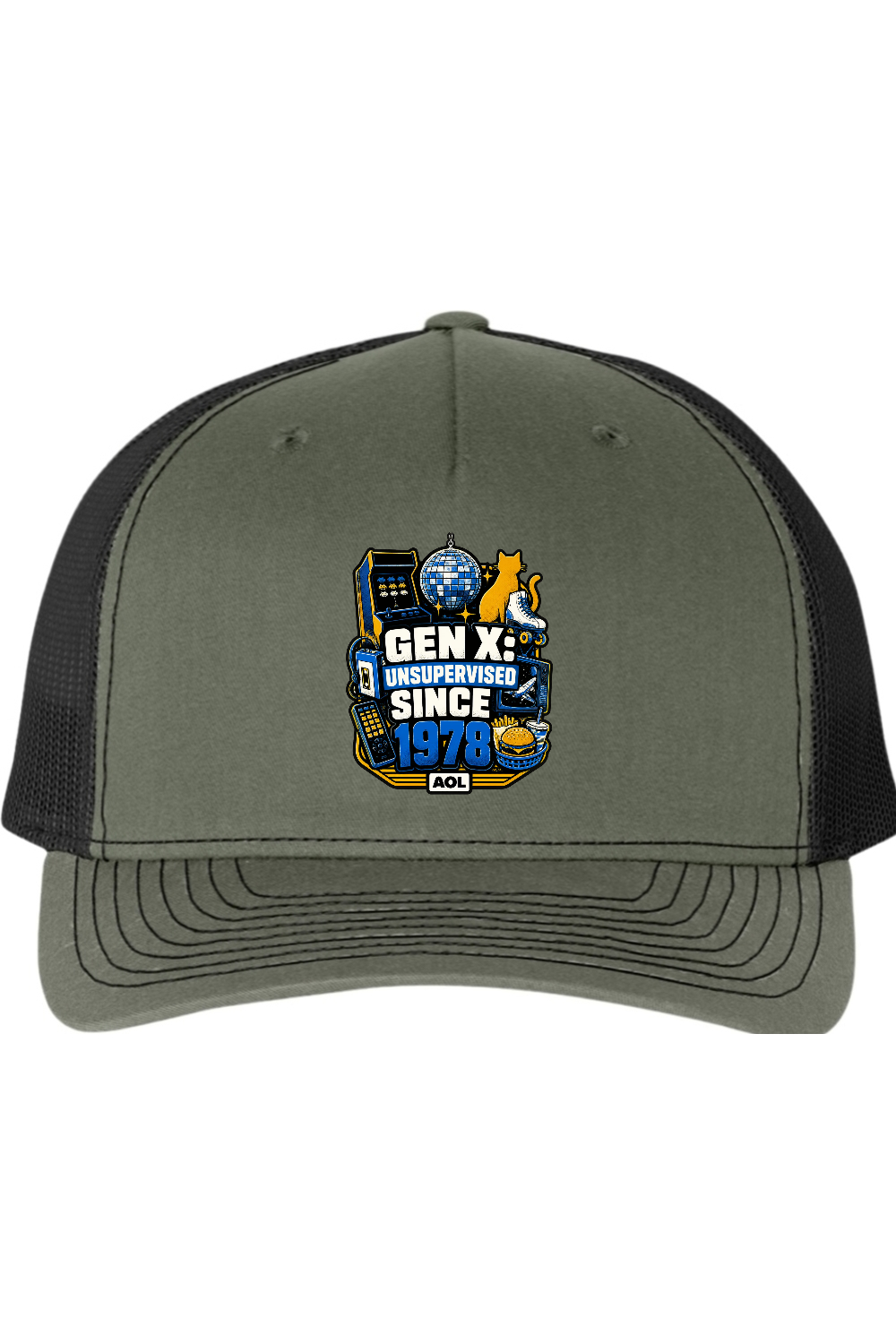 Richardson Trucker Cap: GEN X Unsupervised Since 1978