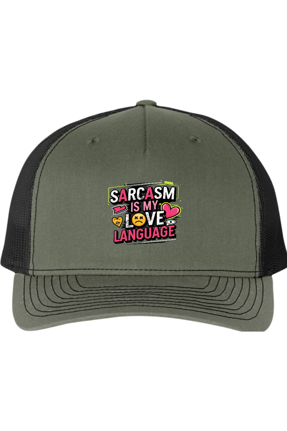 Richardson Trucker Cap: Sarcasm Love Language