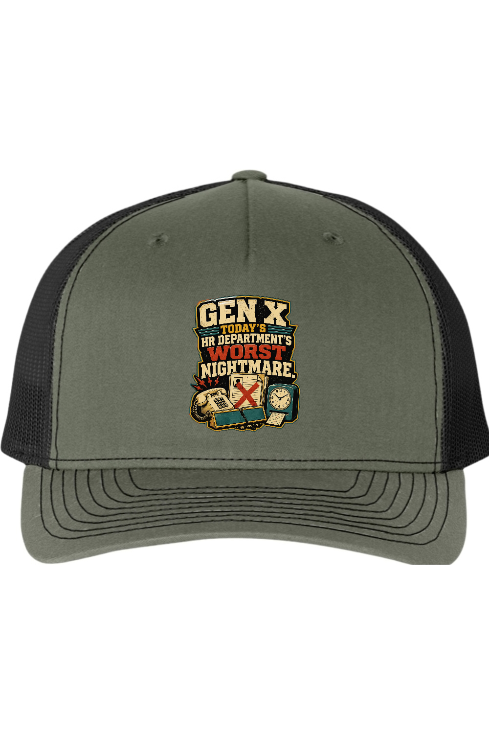 Richardson Trucker Cap: GEN X Today's HR Department's Worst Nightmare