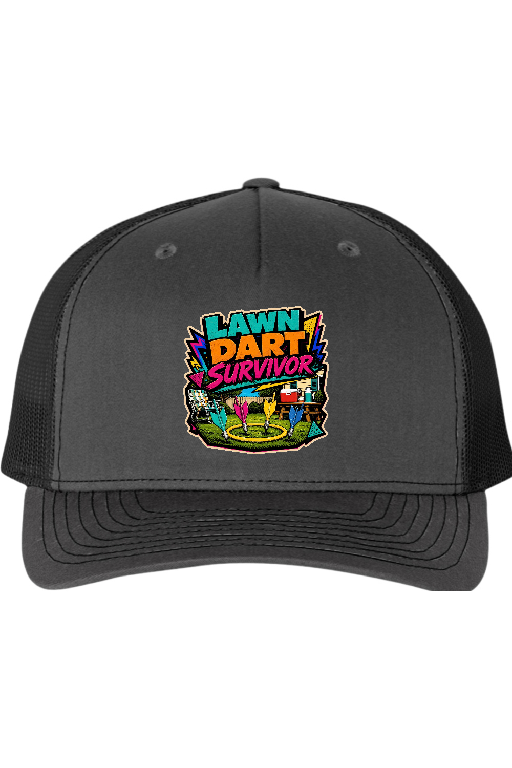 Richardson Trucker Cap: Lawn Dart Survivor
