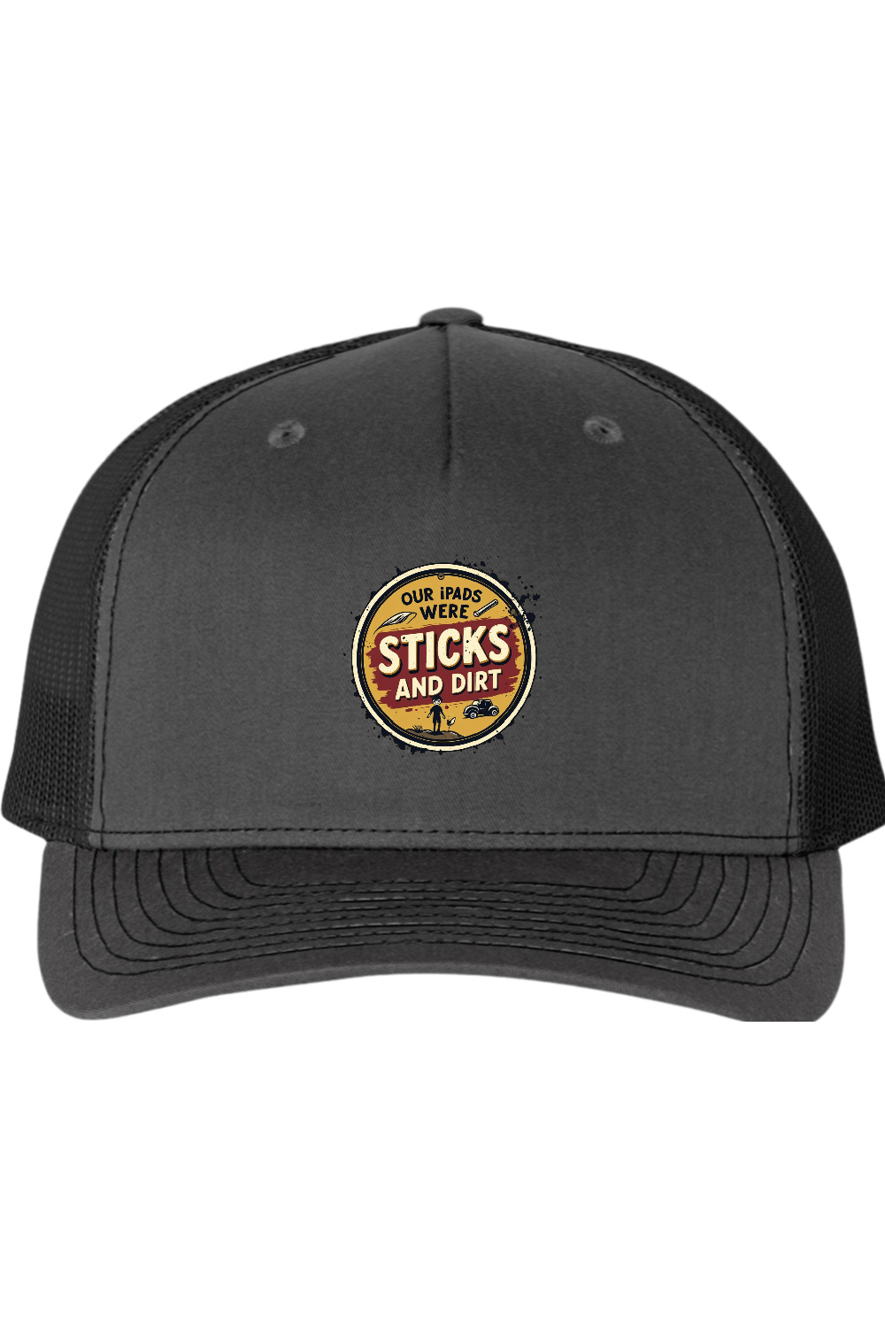 Richardson Trucker Cap: Sticks and Dirt