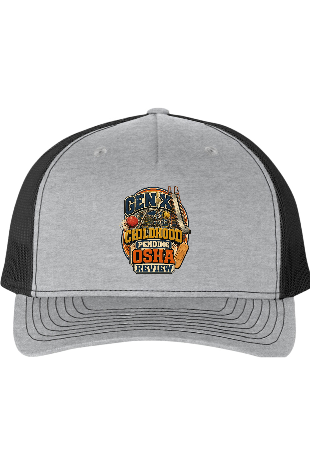 Richardson Trucker Cap: GEN X Childhood Pending OSHA Review