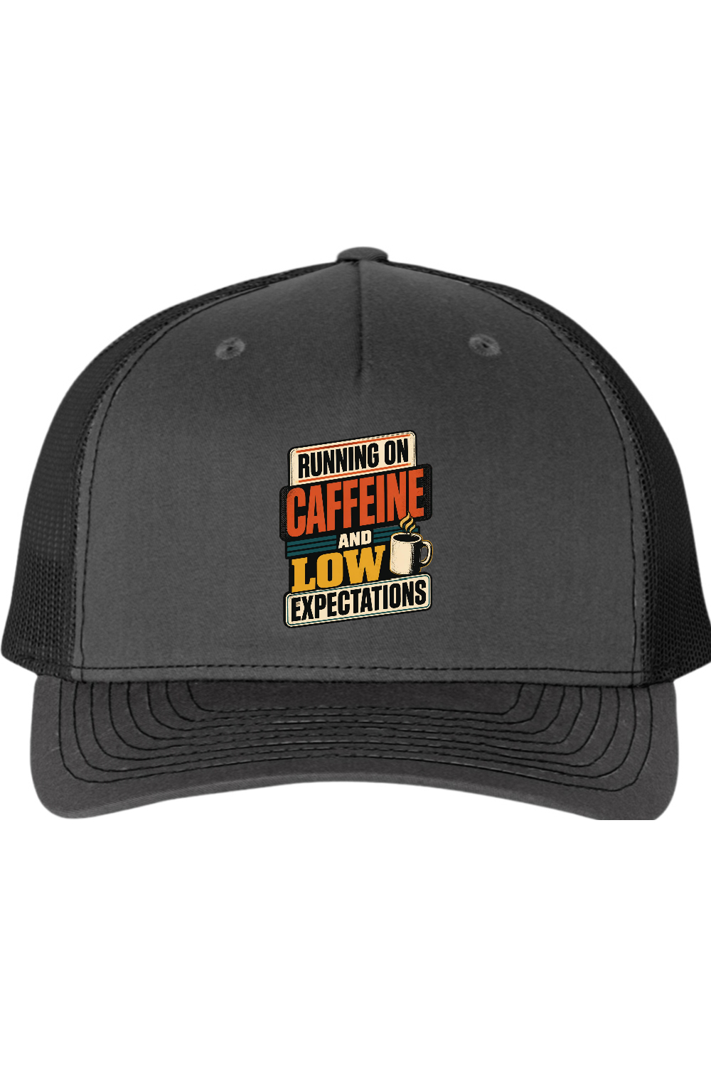 Richardson Trucker Cap: Running on caffeine and low expectations