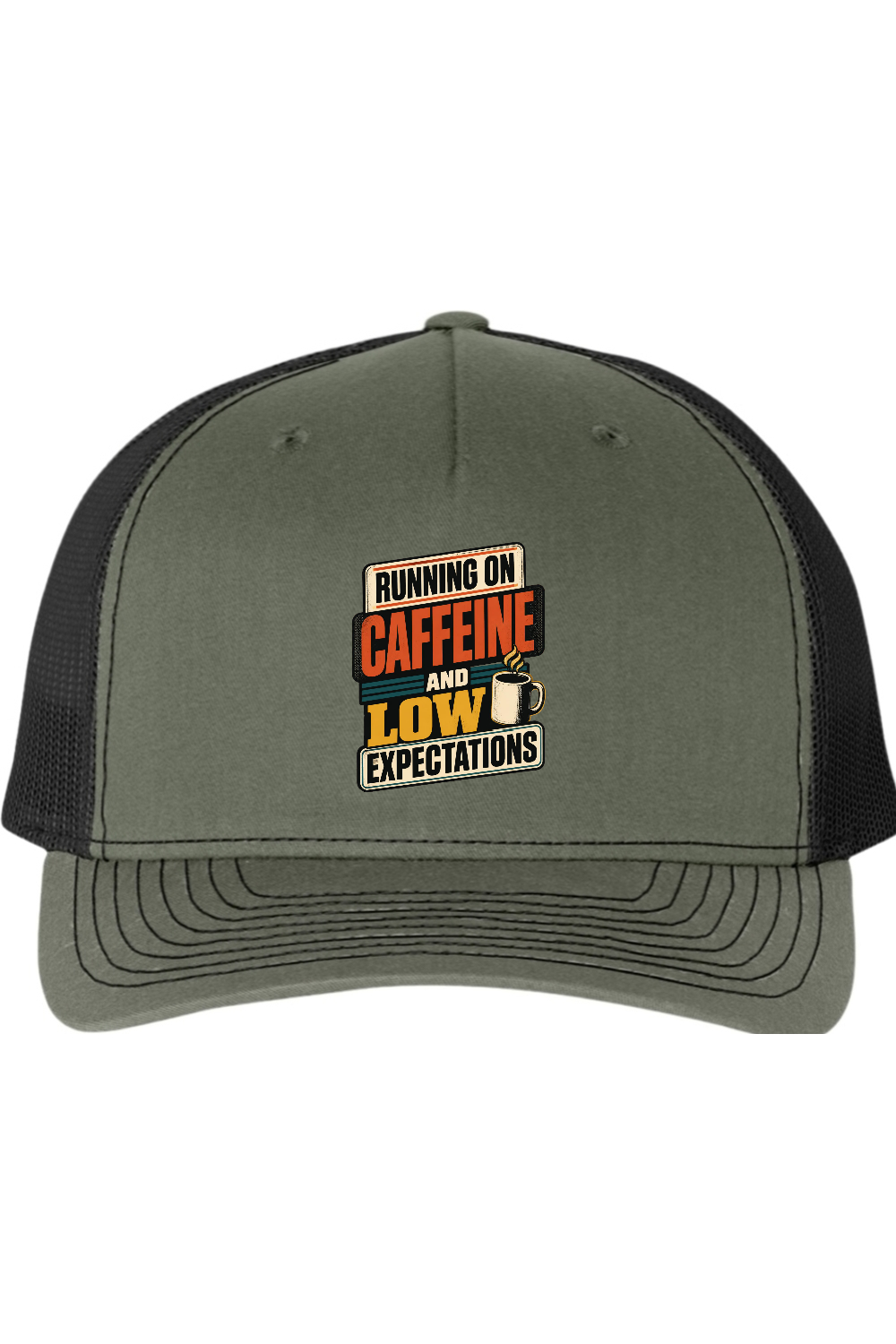 Richardson Trucker Cap: Running on caffeine and low expectations