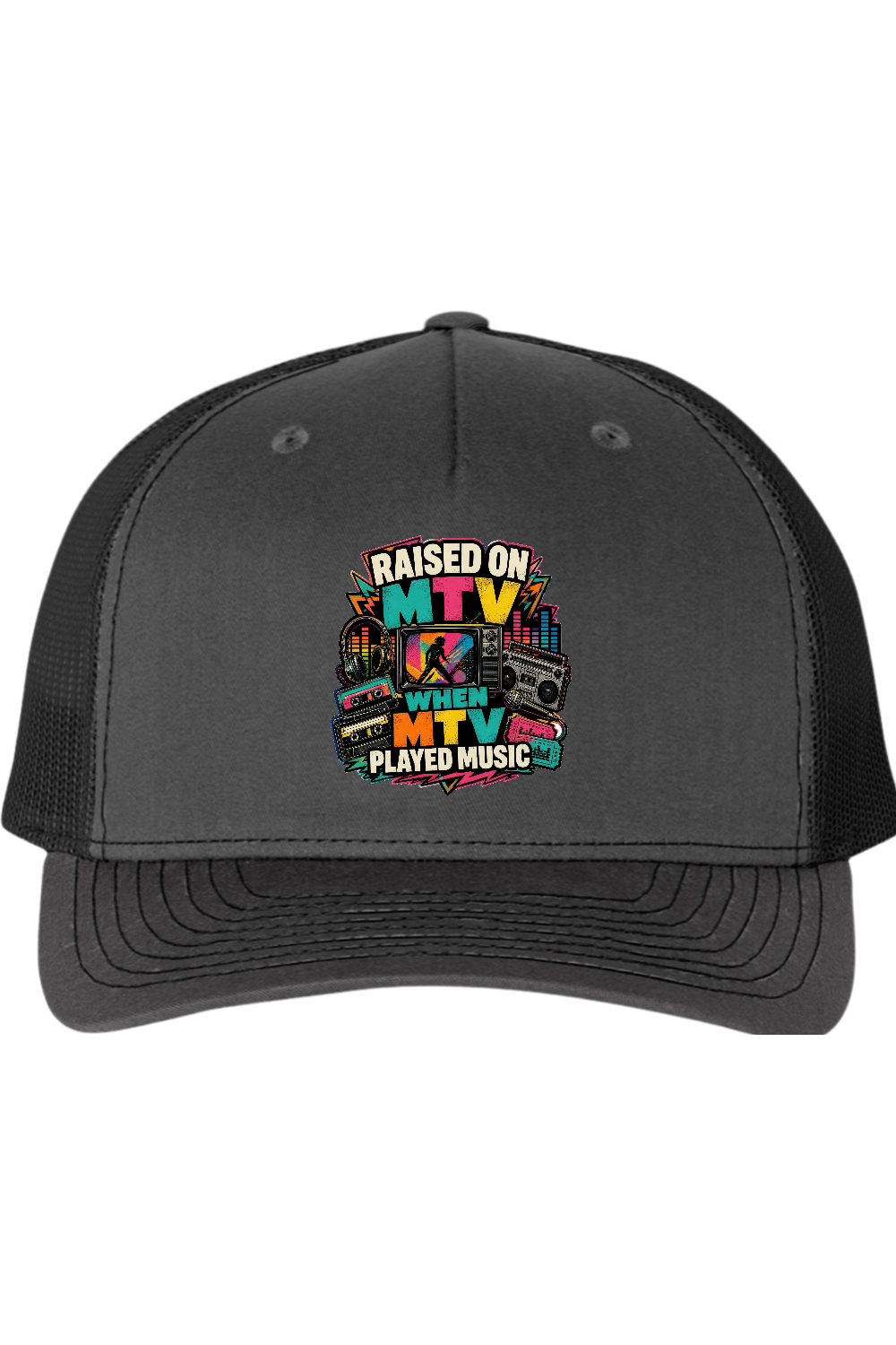 Richardson Trucker Cap: RAISED ON MTV WHEN MTV PLAYED MUSIC