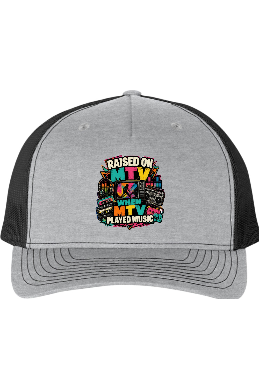 Richardson Trucker Cap: RAISED ON MTV WHEN MTV PLAYED MUSIC