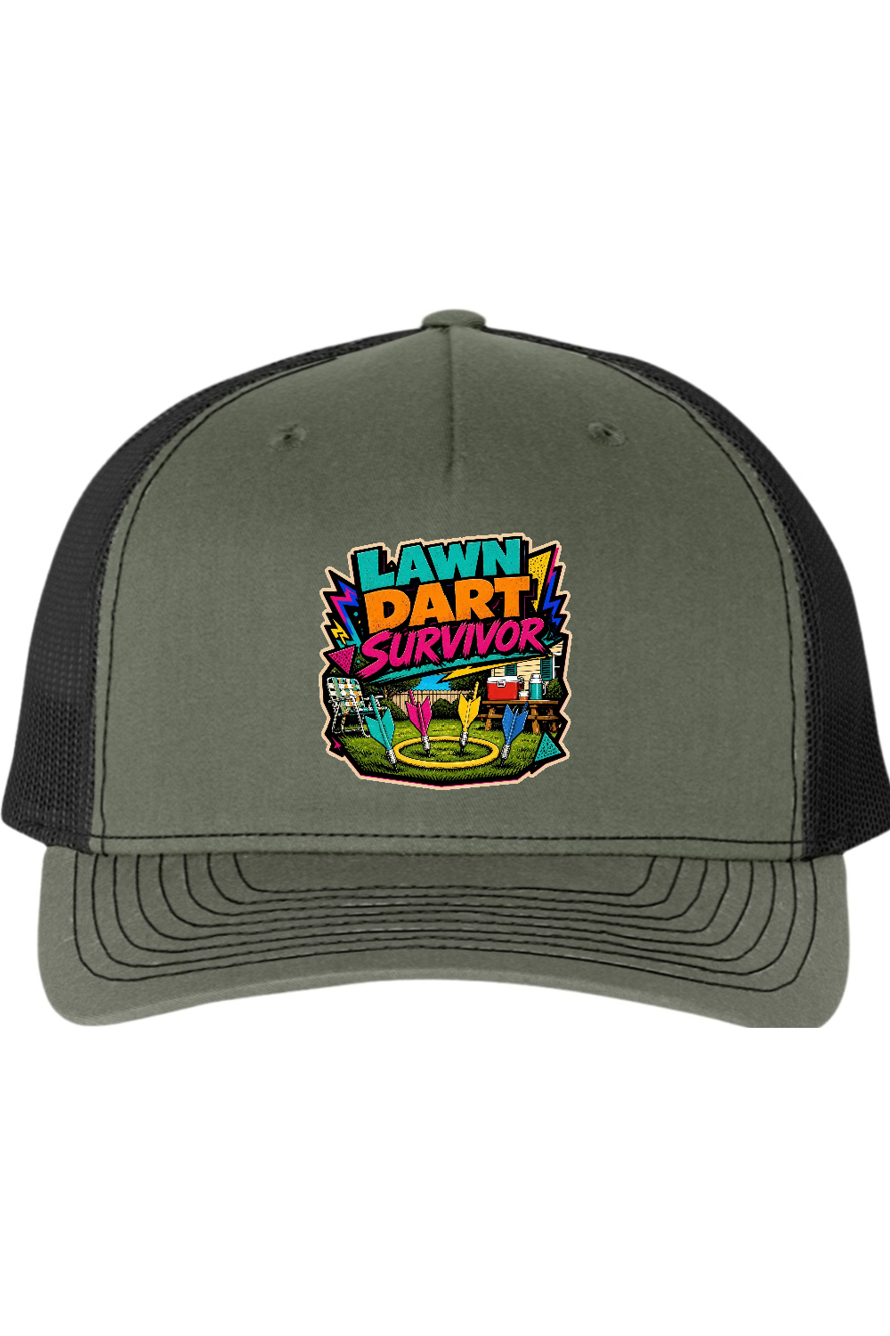 Richardson Trucker Cap: Lawn Dart Survivor