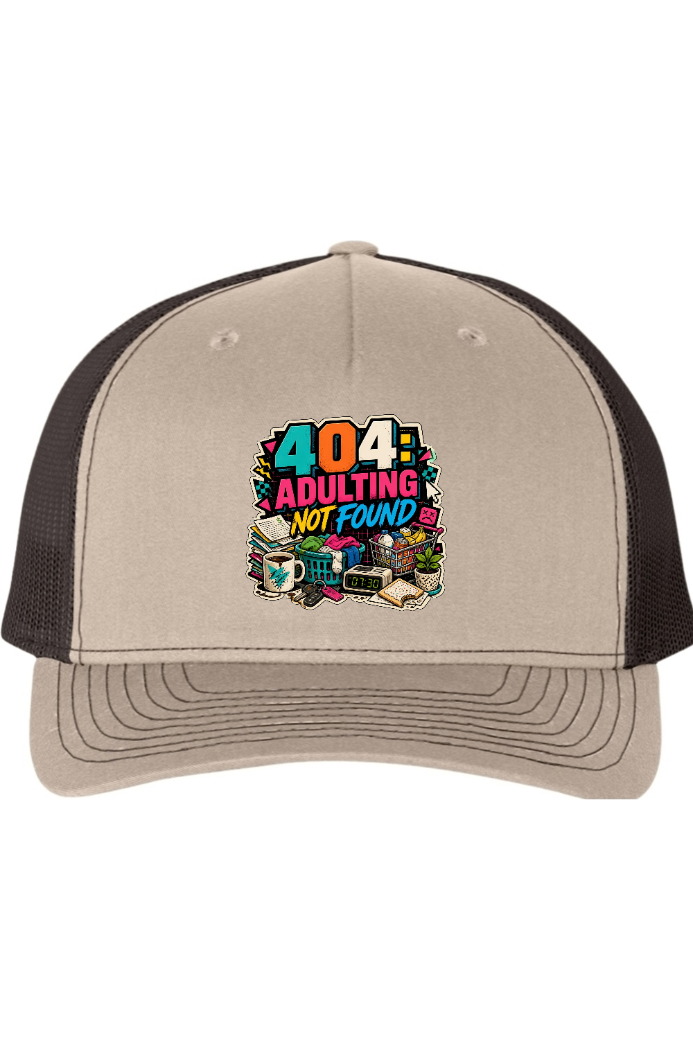 Richardson Trucker Cap: 404 Adulting Not Found
