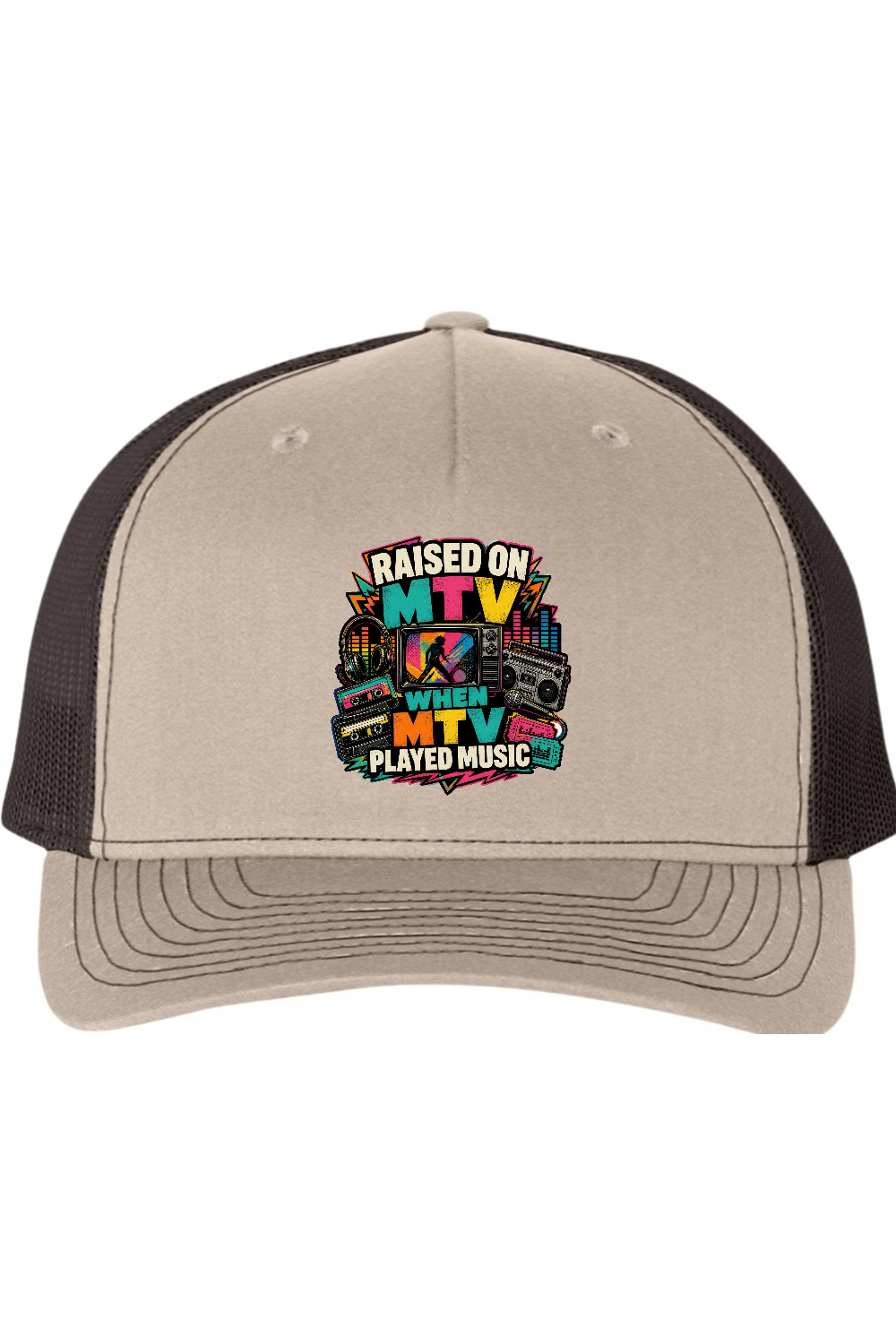 Richardson Trucker Cap: RAISED ON MTV WHEN MTV PLAYED MUSIC
