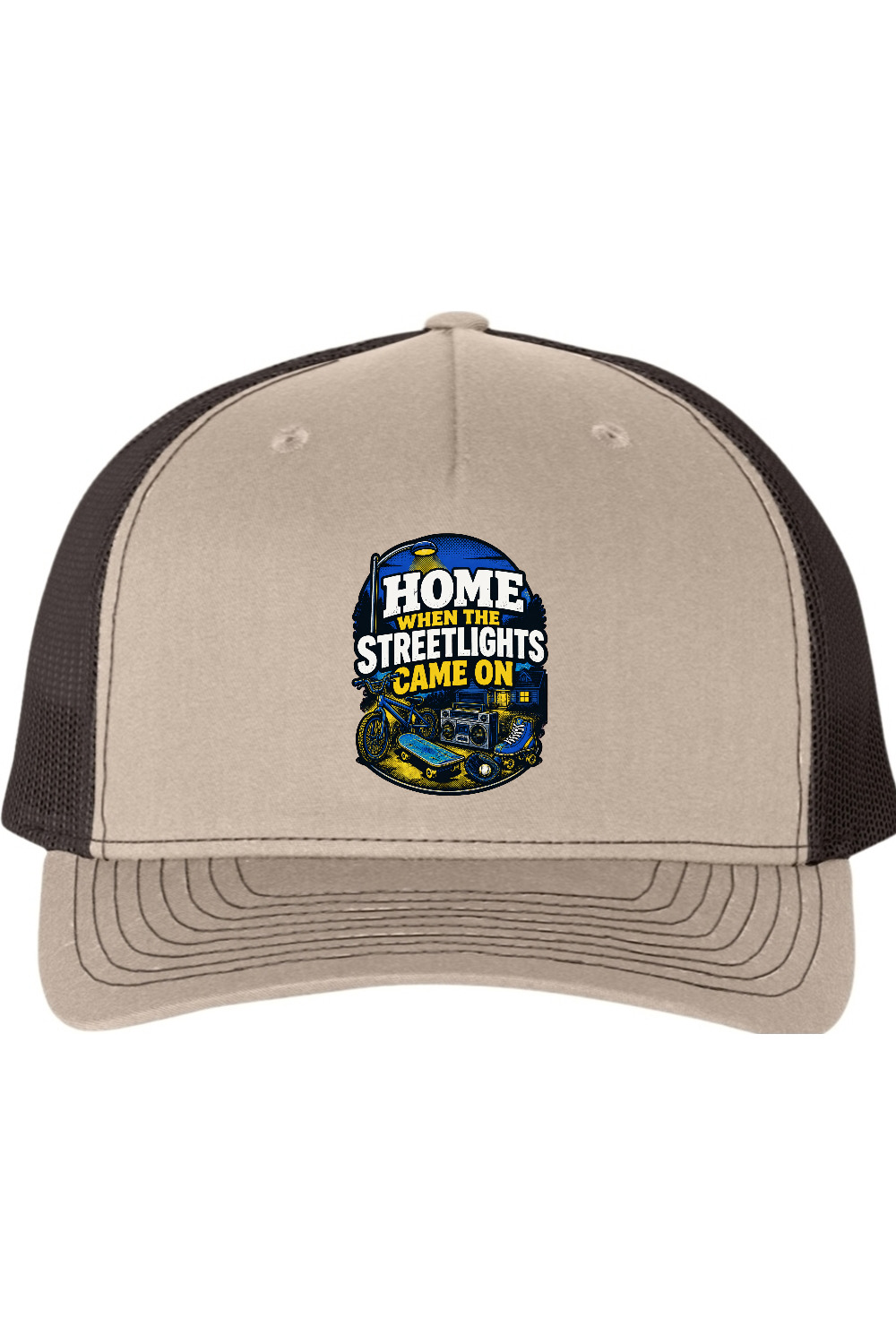 Richardson Trucker Cap: Home When The Streetlights Came On
