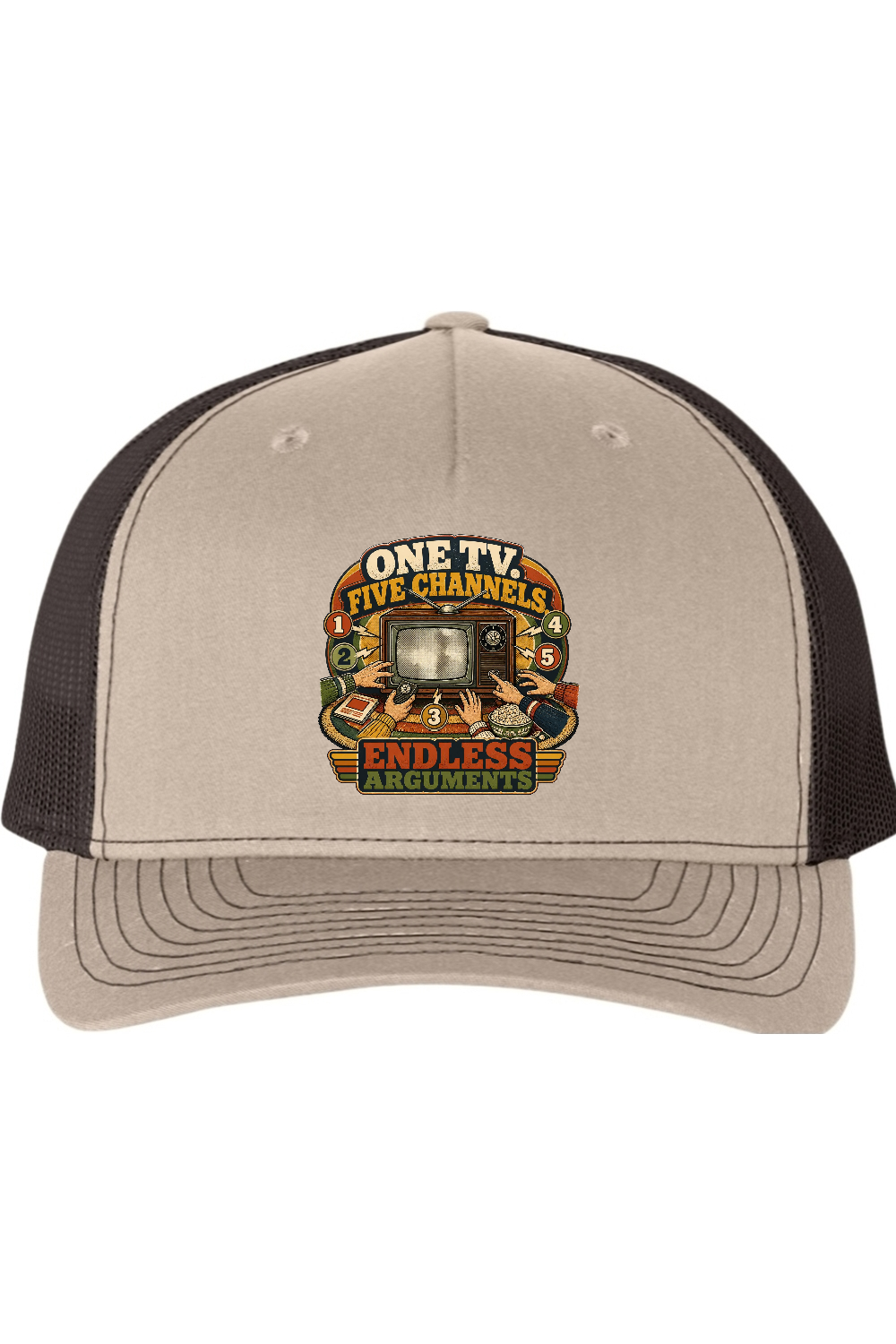 Richardson Trucker Cap: One TV. Five Channels. Endless Arguments