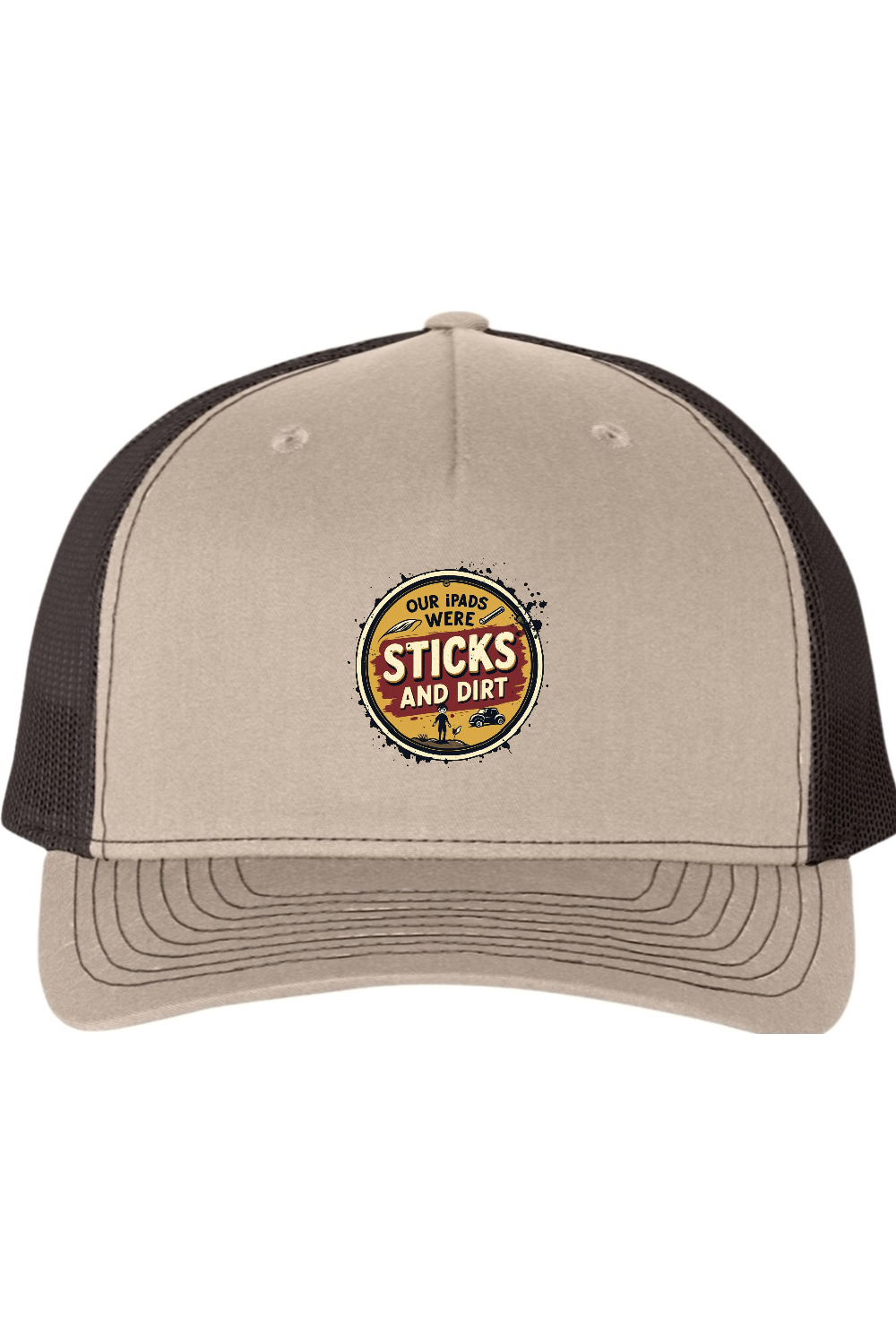 Richardson Trucker Cap: Sticks and Dirt
