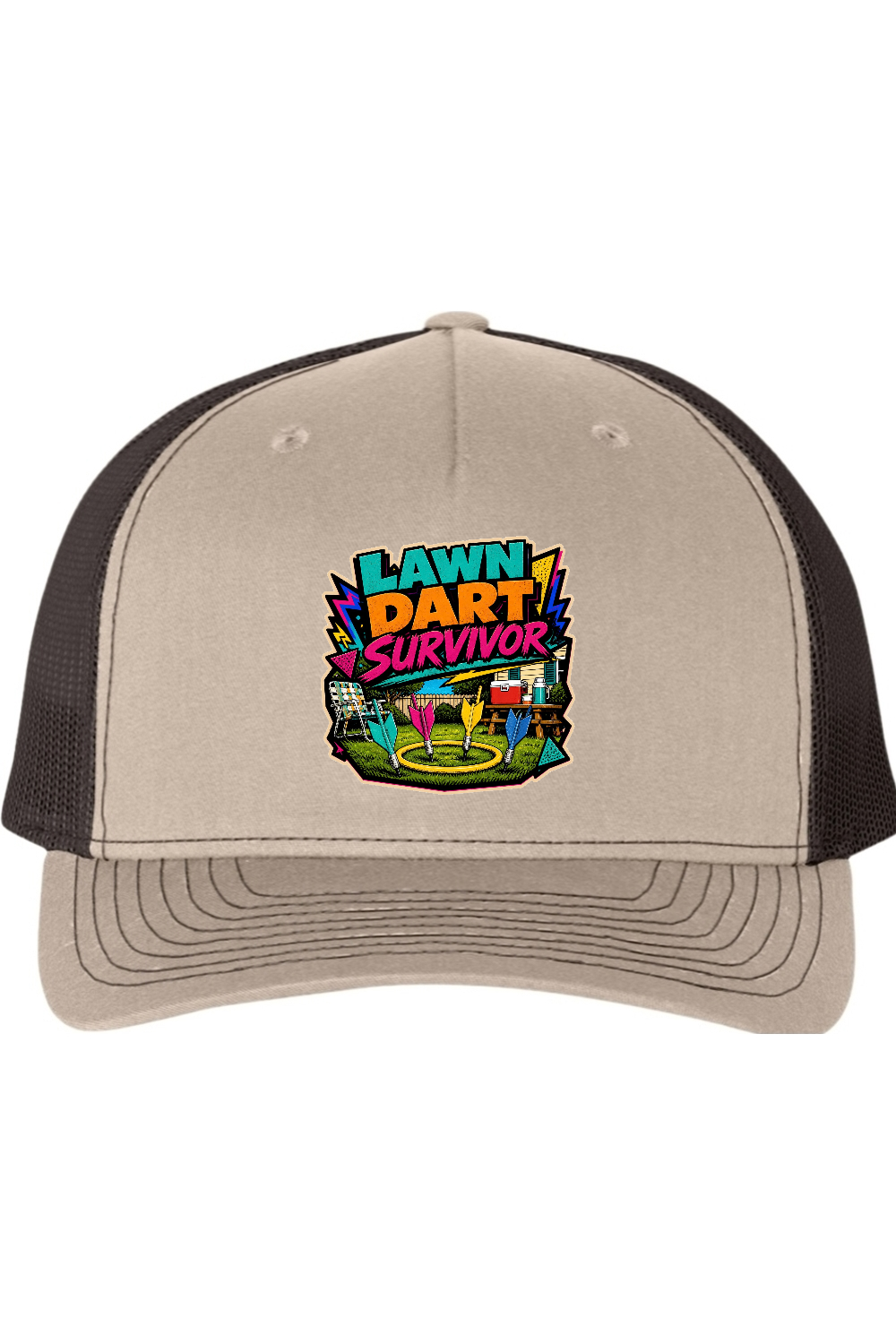 Richardson Trucker Cap: Lawn Dart Survivor