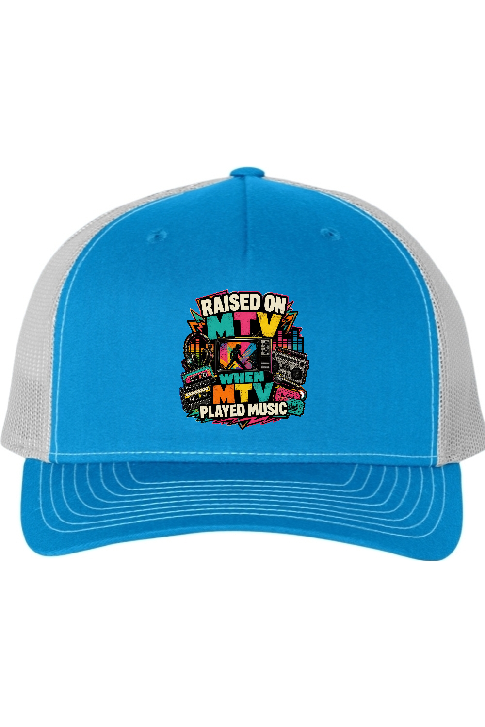 Richardson Trucker Cap: RAISED ON MTV WHEN MTV PLAYED MUSIC