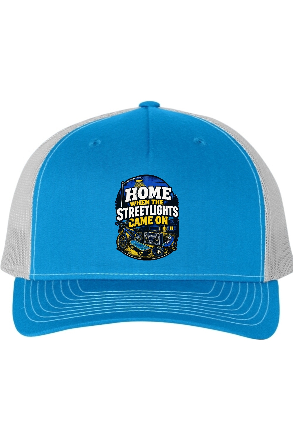 Richardson Trucker Cap: Home When The Streetlights Came On