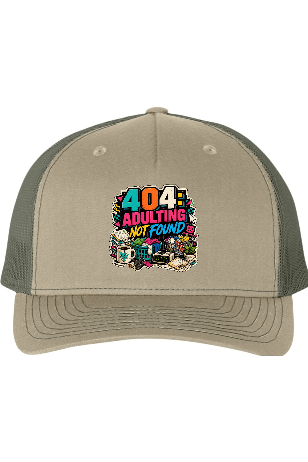 Richardson Trucker Cap: 404 Adulting Not Found