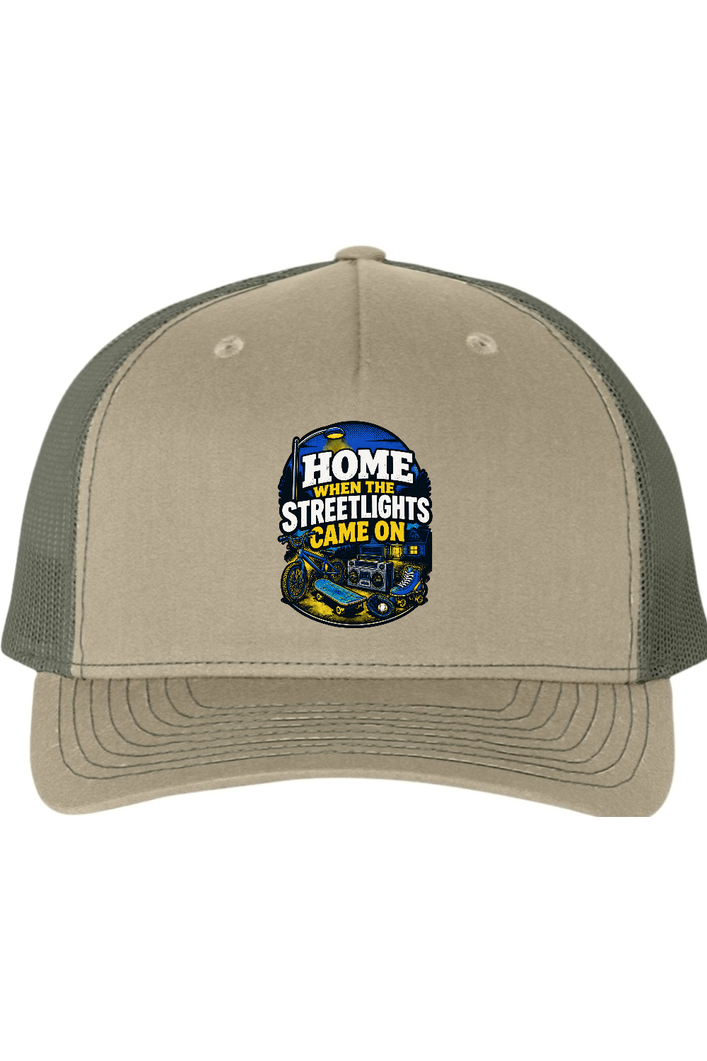 Richardson Trucker Cap: Home When The Streetlights Came On