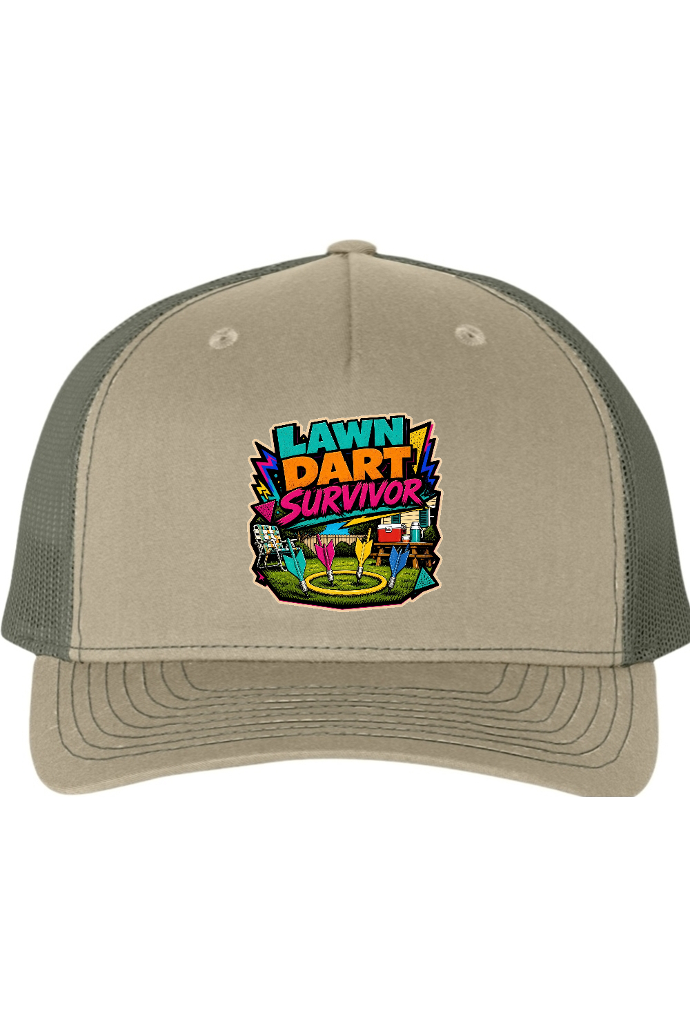 Richardson Trucker Cap: Lawn Dart Survivor