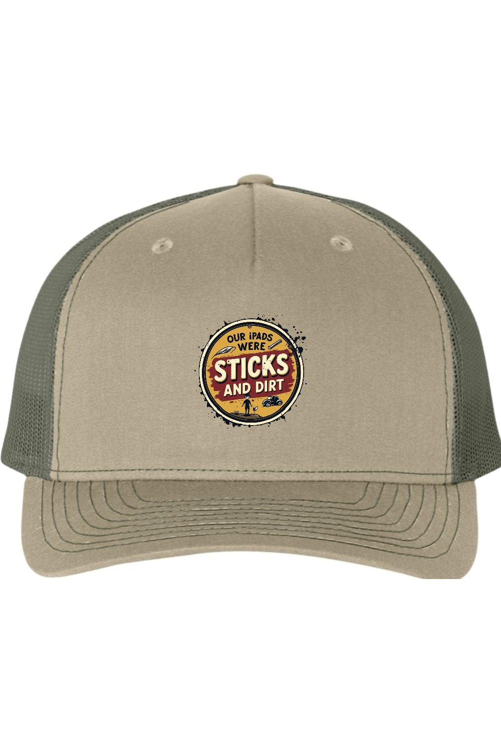 Richardson Trucker Cap: Sticks and Dirt