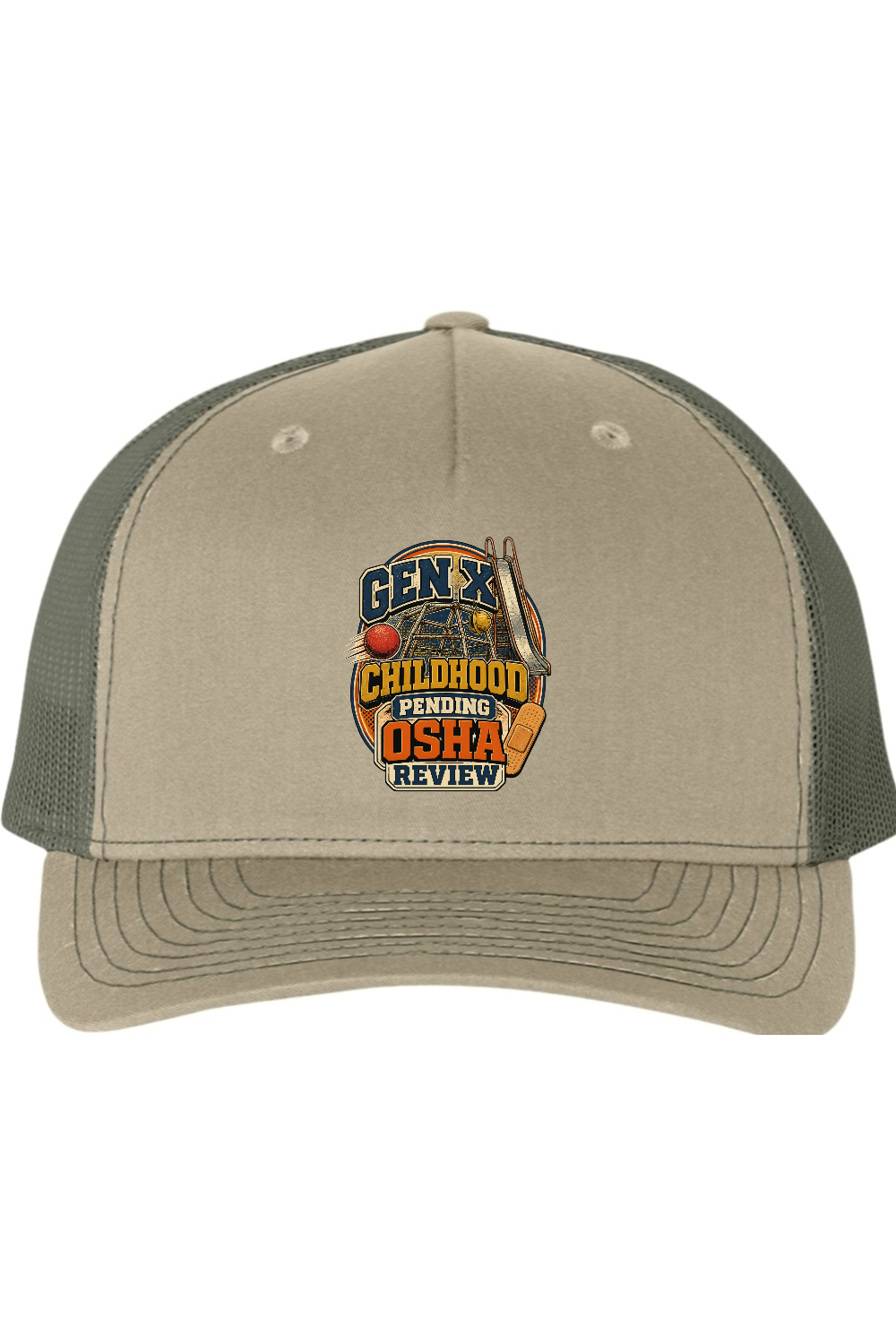 Richardson Trucker Cap: GEN X Childhood Pending OSHA Review