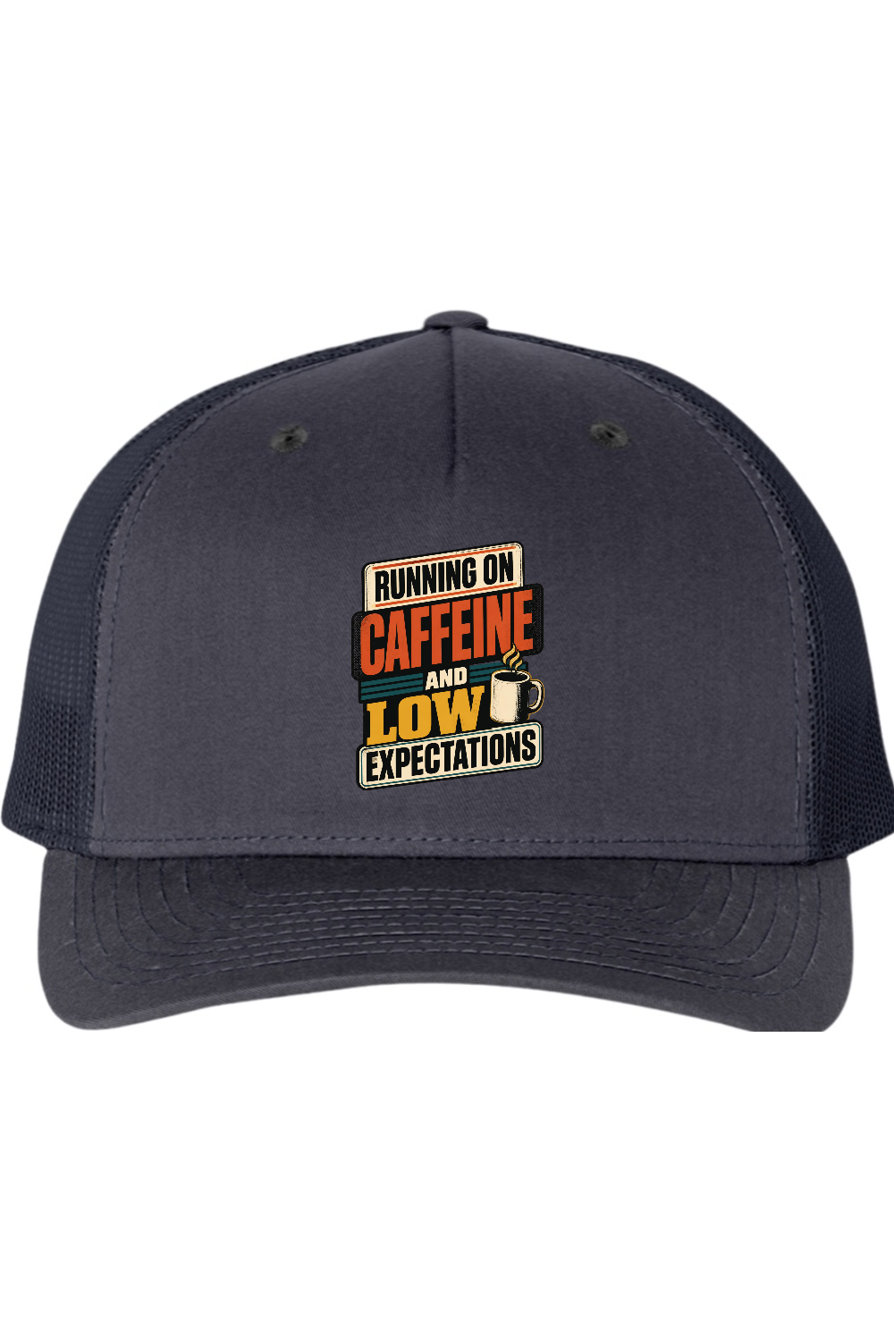 Richardson Trucker Cap: Running on caffeine and low expectations