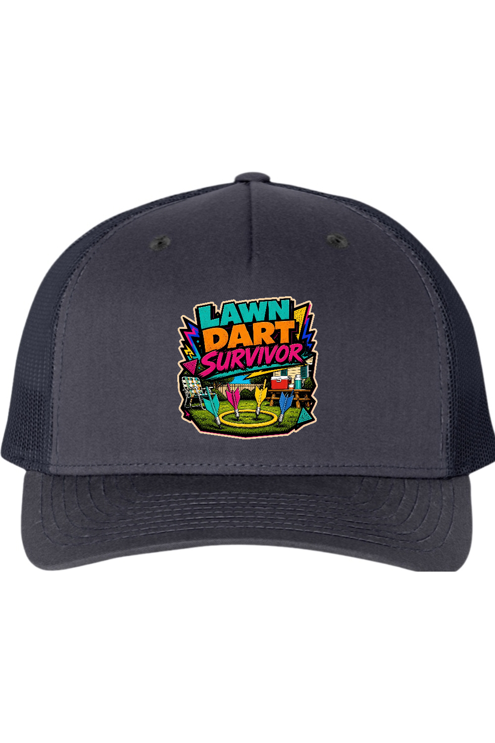 Richardson Trucker Cap: Lawn Dart Survivor