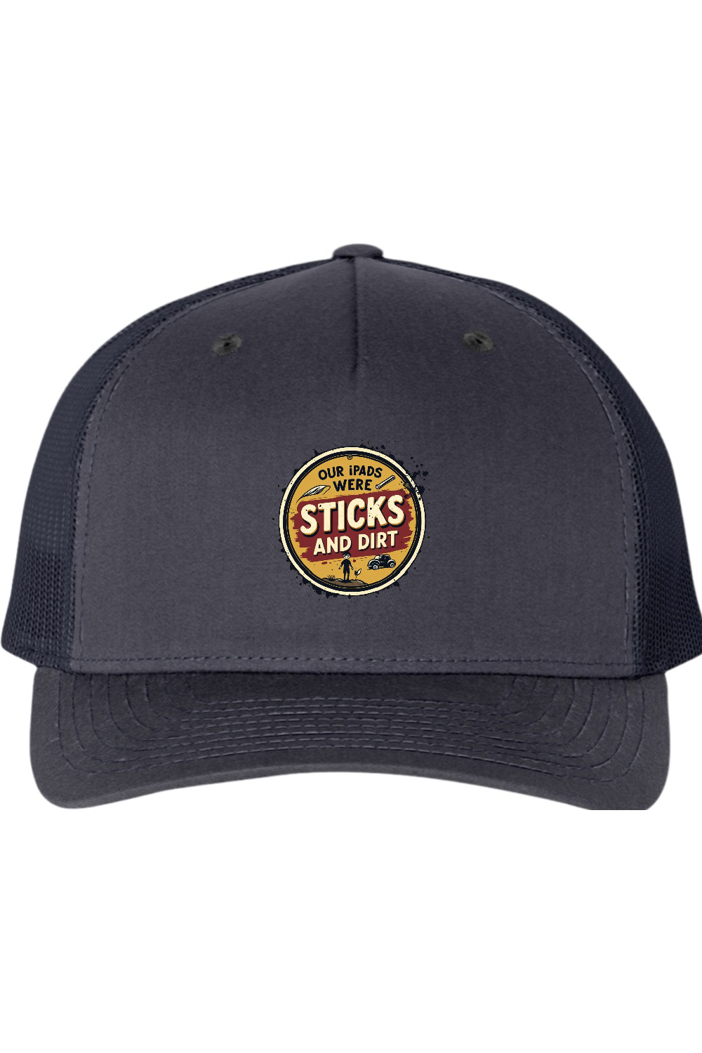 Richardson Trucker Cap: Sticks and Dirt